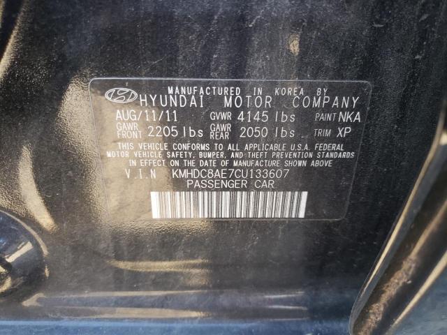 Photo 9 VIN: KMHDC8AE7CU133607 - HYUNDAI ELANTRA TO 