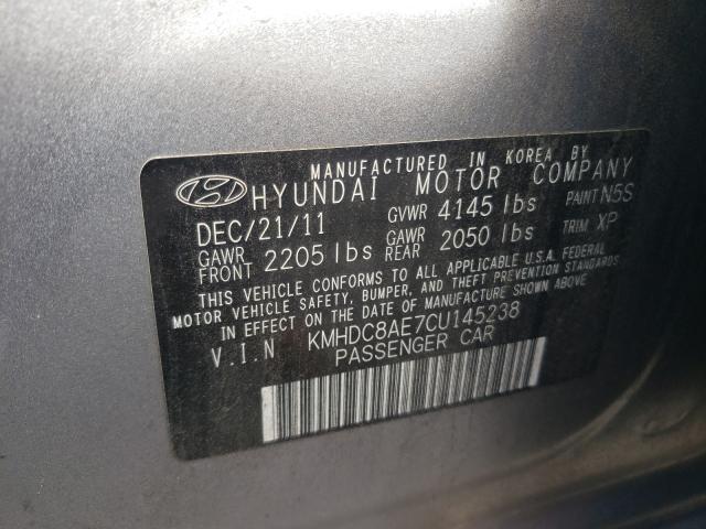 Photo 9 VIN: KMHDC8AE7CU145238 - HYUNDAI ELANTRA TO 