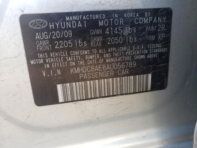 Photo 9 VIN: KMHDC8AE8AU056789 - HYUNDAI ELANTRA TO 