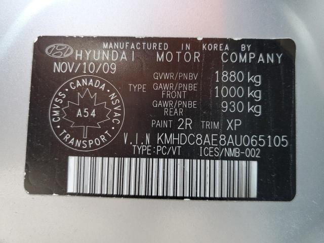 Photo 12 VIN: KMHDC8AE8AU065105 - HYUNDAI ELANTRA 