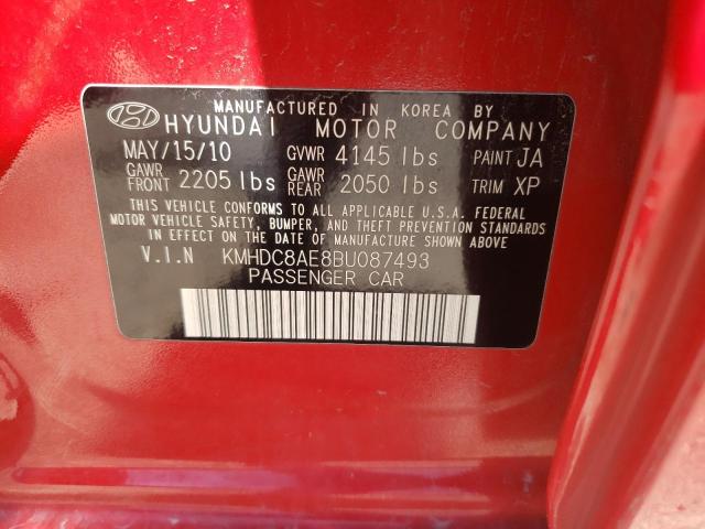 Photo 9 VIN: KMHDC8AE8BU087493 - HYUNDAI ELANTRA TO 