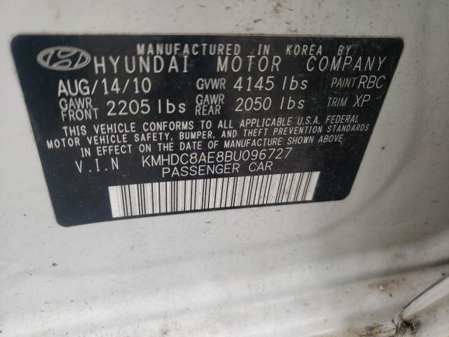 Photo 11 VIN: KMHDC8AE8BU096727 - HYUNDAI ELANTRA TO 