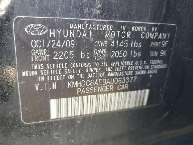 Photo 11 VIN: KMHDC8AE9AU063377 - HYUNDAI ELANTRA TO 