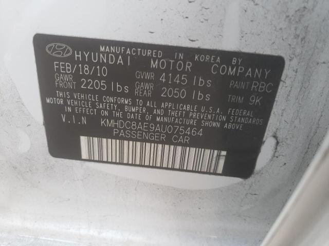 Photo 9 VIN: KMHDC8AE9AU075464 - HYUNDAI ELANTRA TO 