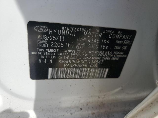 Photo 11 VIN: KMHDC8AE9CU134547 - HYUNDAI ELANTRA TO 