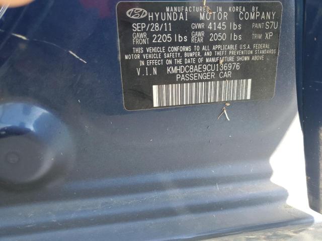 Photo 12 VIN: KMHDC8AE9CU136976 - HYUNDAI ELANTRA TO 