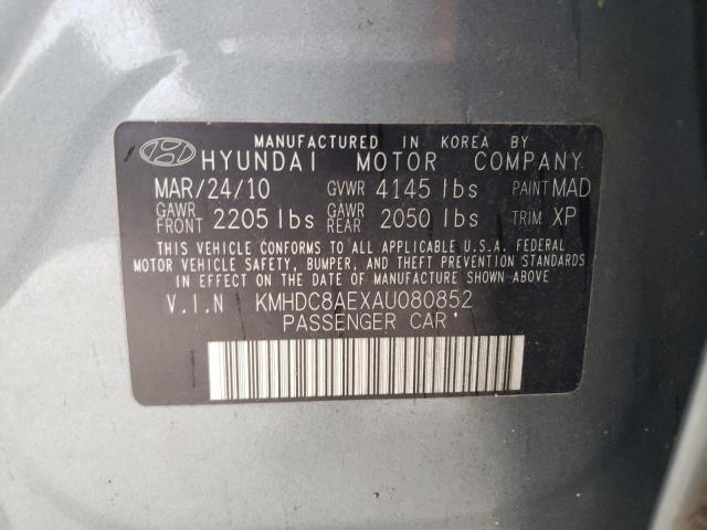 Photo 11 VIN: KMHDC8AEXAU080852 - HYUNDAI ELANTRA 