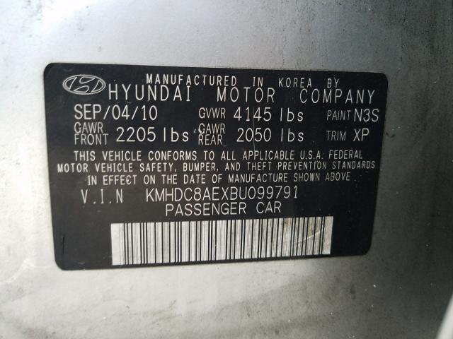 Photo 9 VIN: KMHDC8AEXBU099791 - HYUNDAI ELANTRA TO 