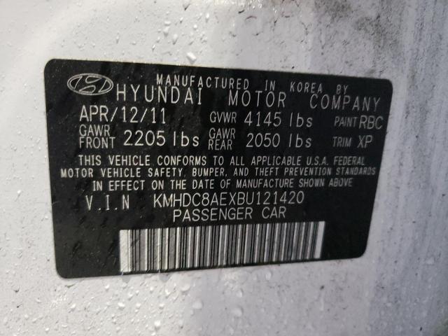 Photo 9 VIN: KMHDC8AEXBU121420 - HYUNDAI ELANTRA TO 