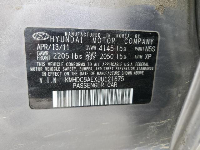 Photo 11 VIN: KMHDC8AEXBU121675 - HYUNDAI ELANTRA 