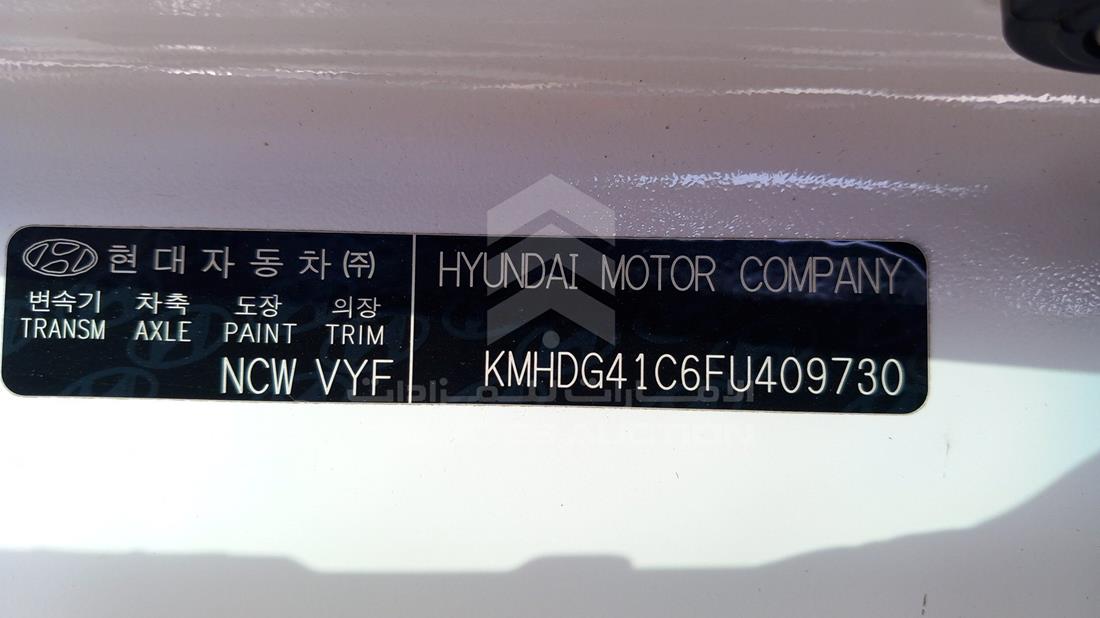 Photo 4 VIN: KMHDG41C6FU409730 - HYUNDAI ELANTRA 