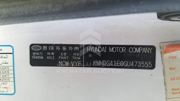 Photo 3 VIN: KMHDG41E0GU473555 - HYUNDAI ELANTRA 