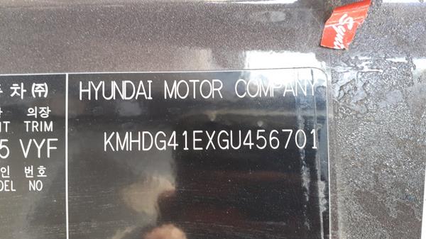 Photo 1 VIN: KMHDG41EXGU456701 - HYUNDAI ELANTRA 