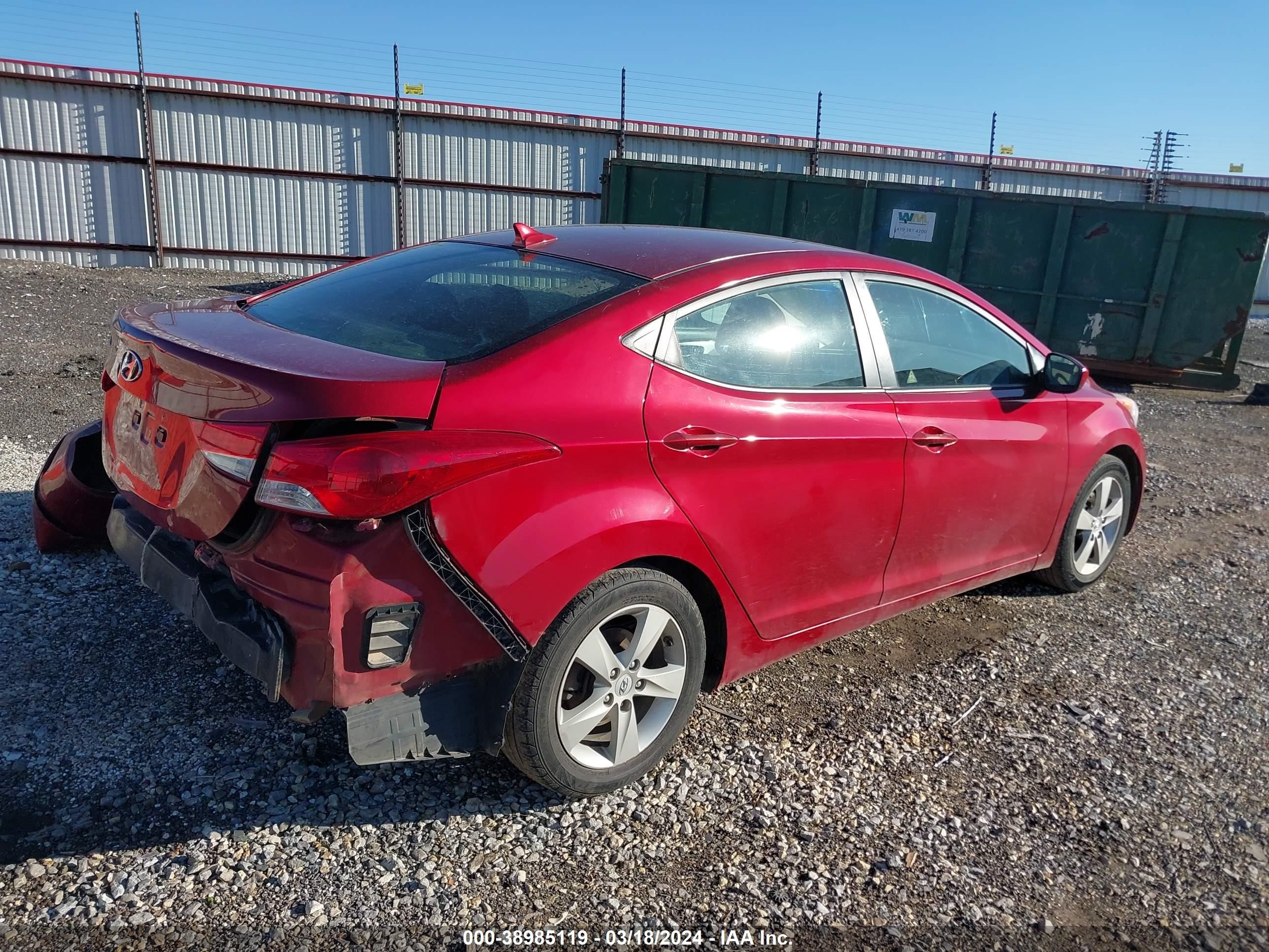 Photo 3 VIN: KMHDH4AE0BU089975 - HYUNDAI ELANTRA 