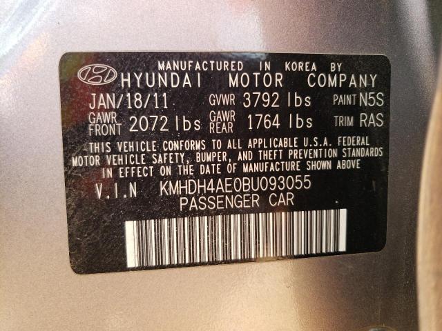 Photo 11 VIN: KMHDH4AE0BU093055 - HYUNDAI ELANTRA 