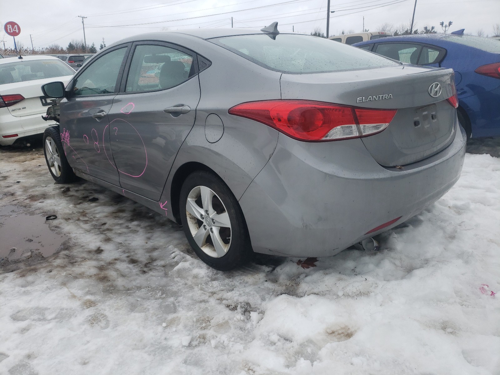 Photo 2 VIN: KMHDH4AE0BU096828 - HYUNDAI ELANTRA GL 