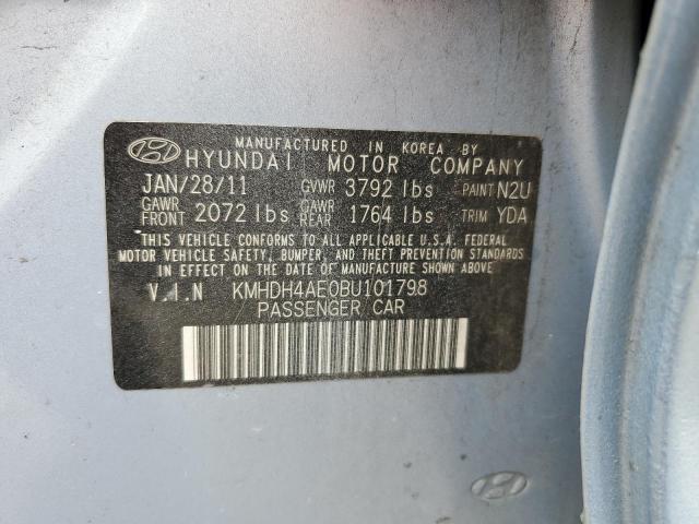 Photo 11 VIN: KMHDH4AE0BU101798 - HYUNDAI ELANTRA GL 