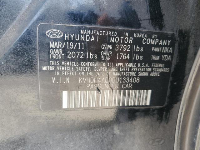 Photo 11 VIN: KMHDH4AE0BU133408 - HYUNDAI ELANTRA GL 