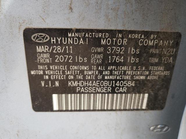 Photo 12 VIN: KMHDH4AE0BU140584 - HYUNDAI ELANTRA GL 