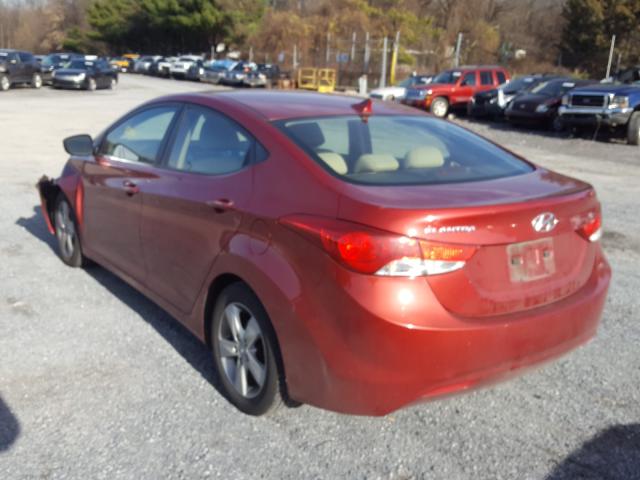 Photo 2 VIN: KMHDH4AE0BU148605 - HYUNDAI ELANTRA GL 