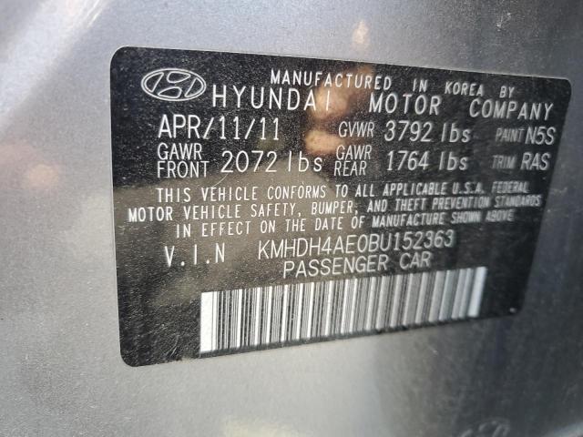 Photo 11 VIN: KMHDH4AE0BU152363 - HYUNDAI ELANTRA GL 