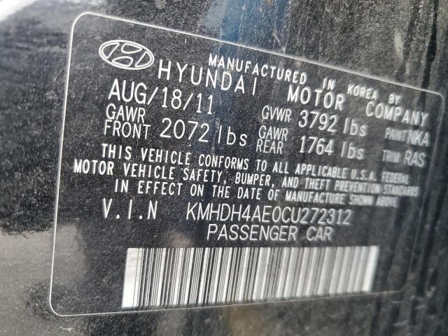 Photo 11 VIN: KMHDH4AE0CU272312 - HYUNDAI ELANTRA GL 