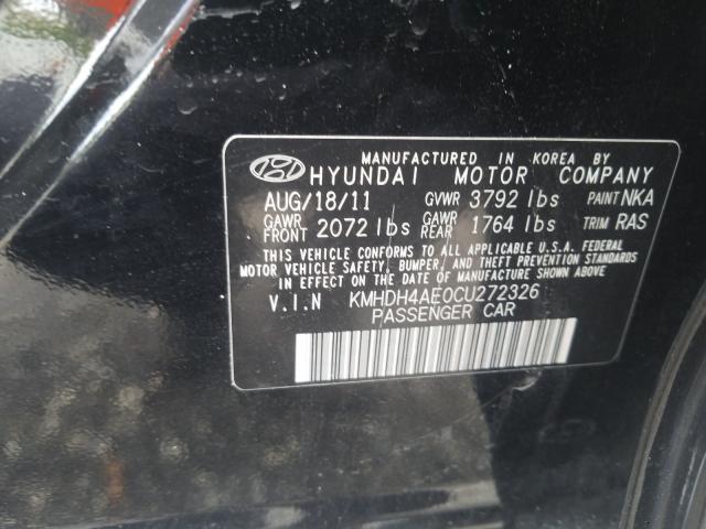 Photo 9 VIN: KMHDH4AE0CU272326 - HYUNDAI ELANTRA GL 