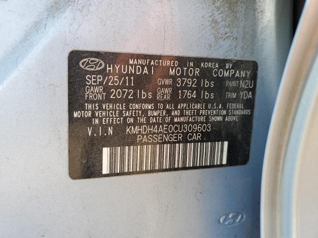 Photo 11 VIN: KMHDH4AE0CU309603 - HYUNDAI ELANTRA GL 