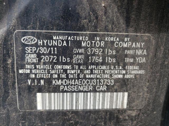 Photo 11 VIN: KMHDH4AE0CU313733 - HYUNDAI ELANTRA 