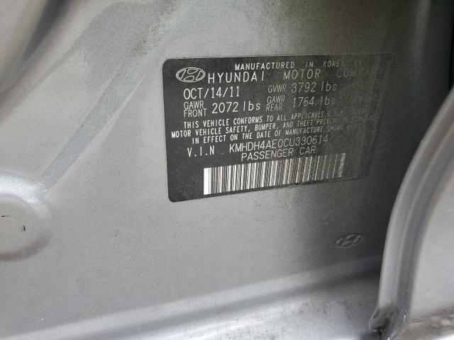 Photo 11 VIN: KMHDH4AE0CU330614 - HYUNDAI ELANTRA GL 