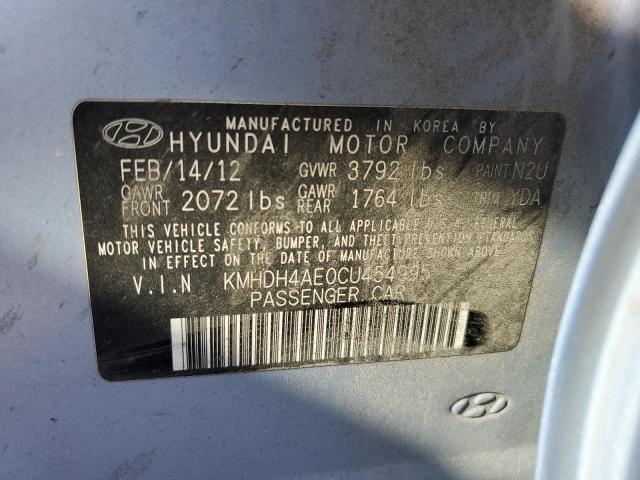 Photo 11 VIN: KMHDH4AE0CU454995 - HYUNDAI ELANTRA 4D 