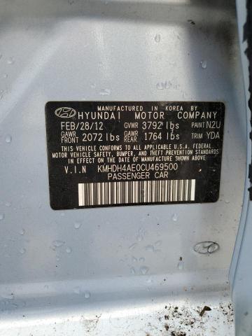 Photo 12 VIN: KMHDH4AE0CU469500 - HYUNDAI ELANTRA 