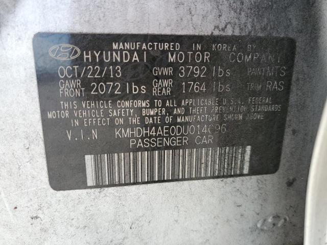 Photo 9 VIN: KMHDH4AE0DU014096 - HYUNDAI ELANTRA GL 