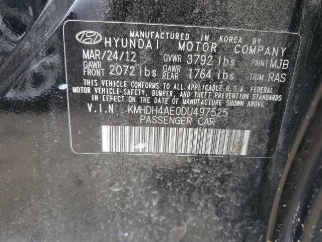 Photo 9 VIN: KMHDH4AE0DU497525 - HYUNDAI ELANTRA GL 