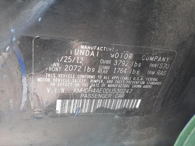 Photo 11 VIN: KMHDH4AE0DU530247 - HYUNDAI ELANTRA 