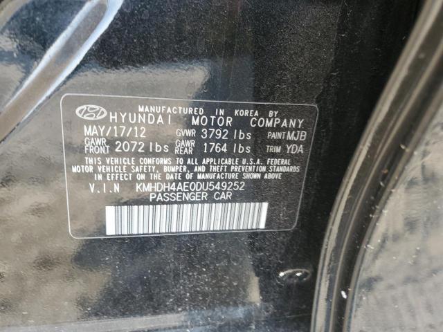 Photo 11 VIN: KMHDH4AE0DU549252 - HYUNDAI ELANTRA GL 