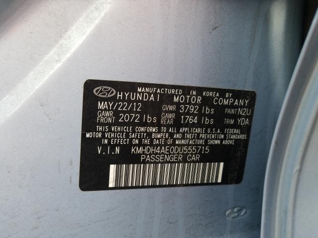 Photo 9 VIN: KMHDH4AE0DU555715 - HYUNDAI ELANTRA GL 