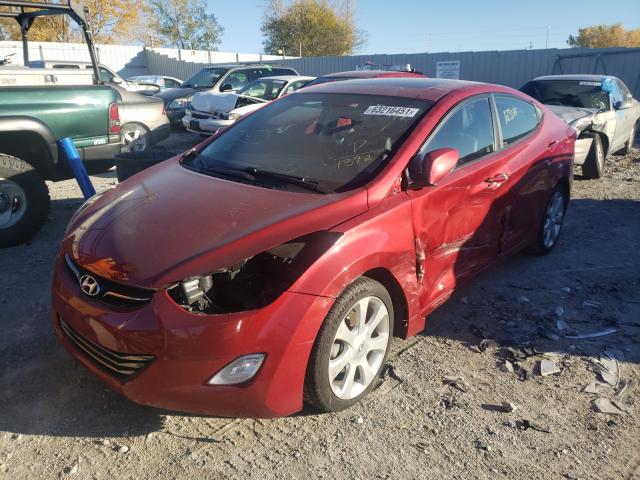 Photo 1 VIN: KMHDH4AE0DU581392 - HYUNDAI ELANTRA GL 