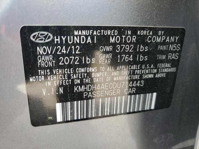 Photo 11 VIN: KMHDH4AE0DU714443 - HYUNDAI ELANTRA 