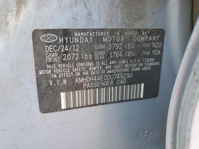 Photo 11 VIN: KMHDH4AE0DU749290 - HYUNDAI ELANTRA 