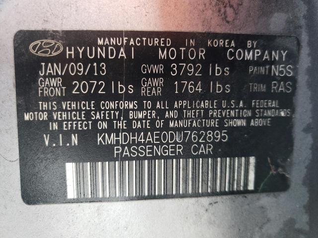 Photo 11 VIN: KMHDH4AE0DU762895 - HYUNDAI ELANTRA GL 