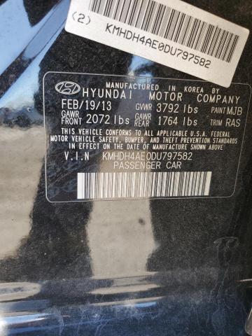 Photo 11 VIN: KMHDH4AE0DU797582 - HYUNDAI ELANTRA GL 