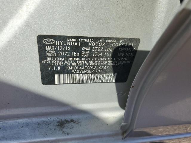 Photo 11 VIN: KMHDH4AE0DU819547 - HYUNDAI ELANTRA GL 