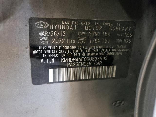 Photo 11 VIN: KMHDH4AE0DU833593 - HYUNDAI ELANTRA 