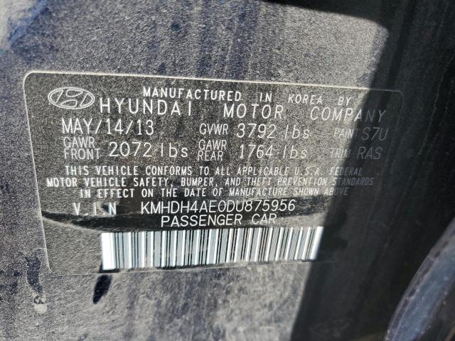 Photo 11 VIN: KMHDH4AE0DU875956 - HYUNDAI ELANTRA 