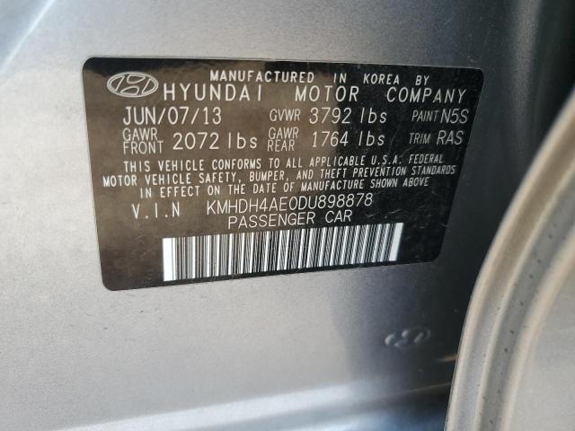 Photo 11 VIN: KMHDH4AE0DU898878 - HYUNDAI ELANTRA 