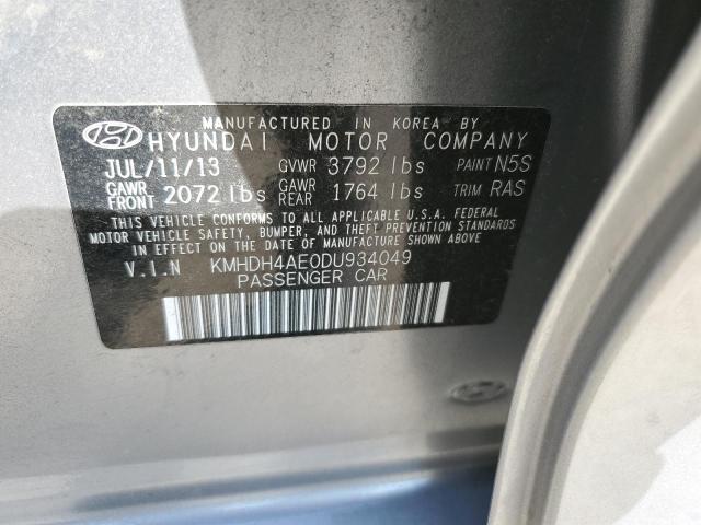 Photo 11 VIN: KMHDH4AE0DU934049 - HYUNDAI ELANTRA 