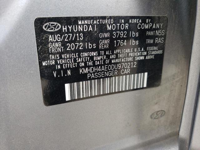 Photo 11 VIN: KMHDH4AE0DU970212 - HYUNDAI ELANTRA 