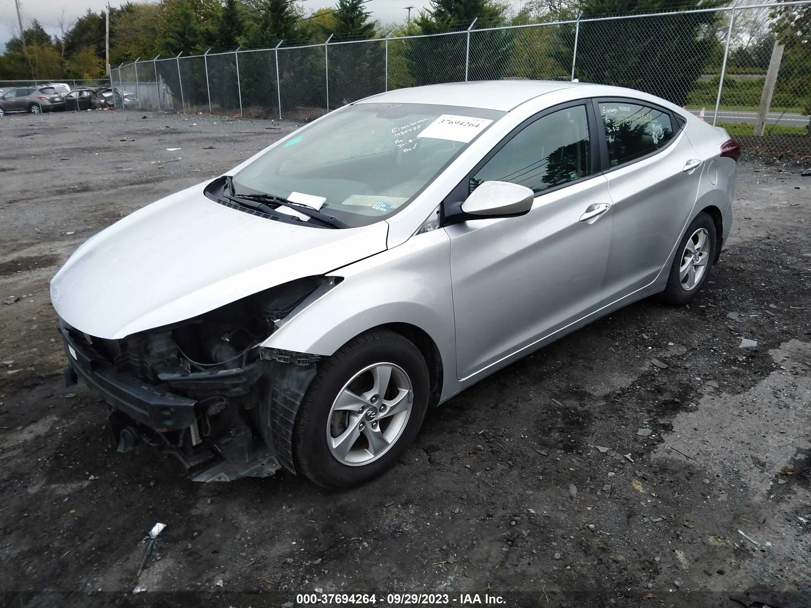 Photo 1 VIN: KMHDH4AE0EU029618 - HYUNDAI ELANTRA 