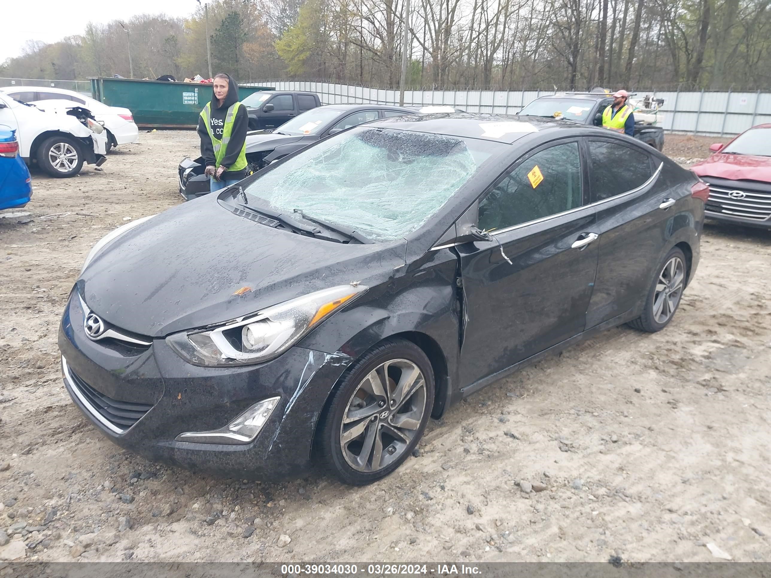 Photo 5 VIN: KMHDH4AE0EU100493 - HYUNDAI ELANTRA 